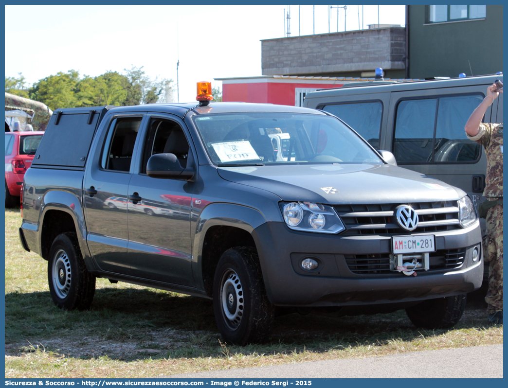 AM CM281
Aeronautica Militare Italiana
Volkswagen Amarok
Allestitore Aris S.p.A.
(variante)
Parole chiave: AM;A.M.;AMI;A.M.I.;Aeronautica;Militare;Italiana;Volkswagen;Amarok;Aris;CM281