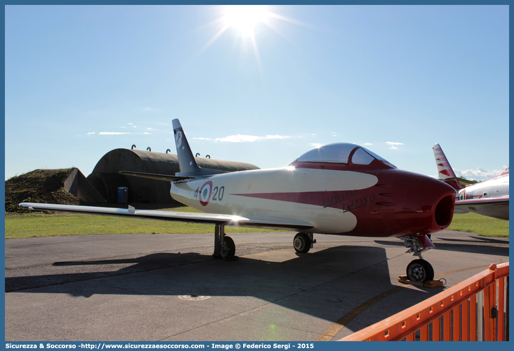 4-20
Aeronautica Militare Italiana
North American F-86 Sabre
Cavallino Rampante
Parole chiave: AM;A.M.I.;AMI;Aeronautica;Militare;Italiana;North;American;F-86;F86;Sabre;Cavallino;Rampante