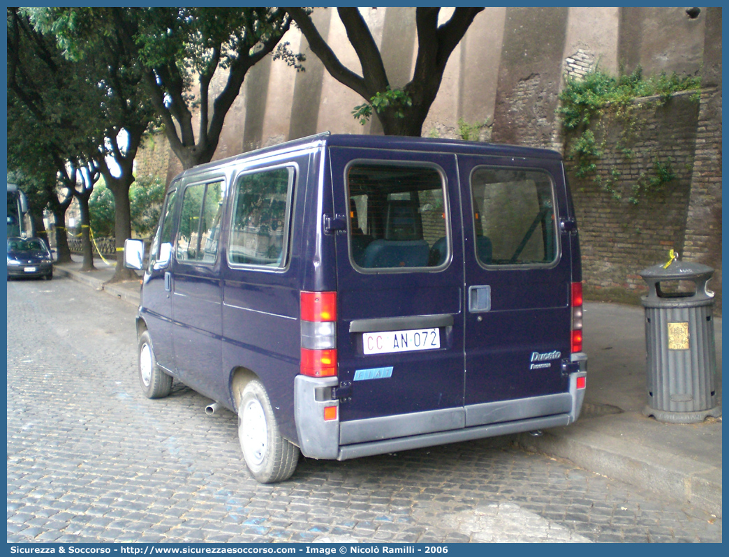 CC AN072
Arma dei Carabinieri
Fiat Ducato II serie
Parole chiave: CC;C.C.;dei;Arma;Carabinieri;Bus;Minibus;Fiat;Ducato;AN072