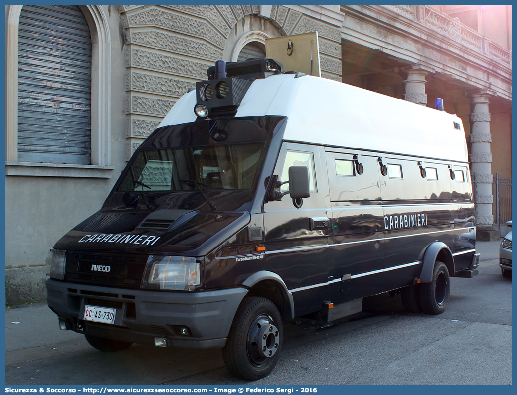 CC AS730
Arma dei Carabinieri
Battaglioni Mobili
Iveco TurboDaily 59-12 II serie
Parole chiave: CC;C.C.;Arma;dei;Carabinieri;Battaglioni;Mobili;Battaglione;Mobile;Iveco;TurboDaily;59-12;59.12;59;12;Blindato;Ordine;Pubblico