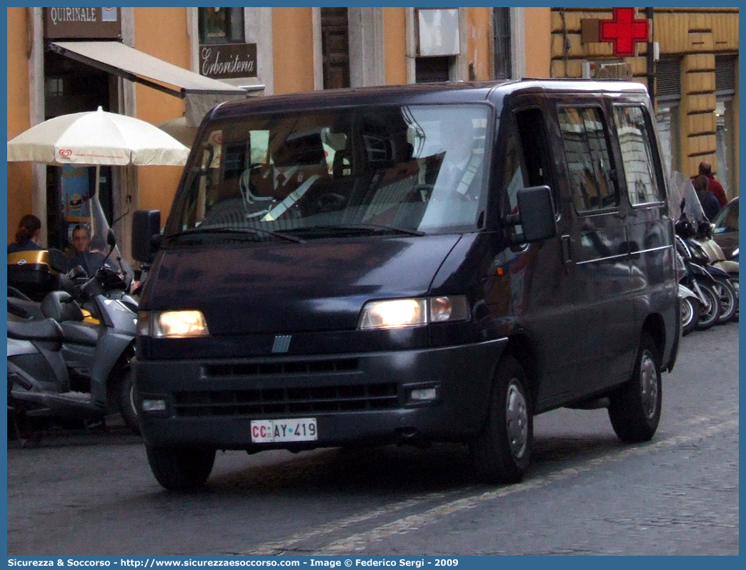 CC AY419
Arma dei Carabinieri
Fiat Ducato II serie
Parole chiave: CC;C.C.;dei;Arma;Carabinieri;Bus;Minibus;Fiat;Ducato;AY419