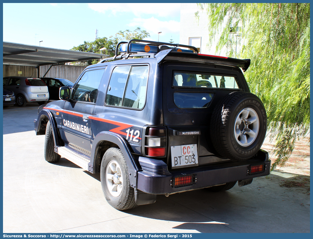 CC BT503
Arma dei Carabinieri
Mitsubishi Pajero V20 SWB Blindato
Allestitore Repetti S.r.l.
Parole chiave: CC;C.C.;Arma;dei;Carabinieri;Mitsubishi;Pajero;V20;SWB;Repetti