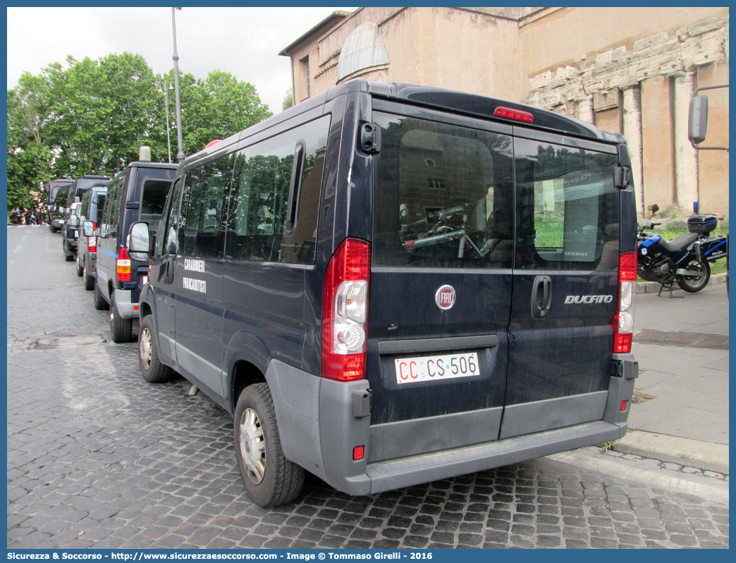 CC CS506
Arma dei Carabinieri
1° Reggimento Carabinieri "Tuscania"
Fiat Ducato III serie
Parole chiave: CC;C.C.;Arma;dei;Carabinieri;Reggimento;Paracadutisti;Tuscania;Fiat;Ducato;X250