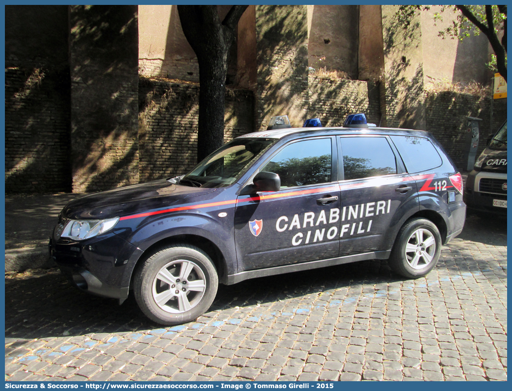 CC DC157
Arma dei Carabinieri
Centro e Nuclei Cinofili
Subaru Forester V serie
Allestitore Elevox S.r.l.
Parole chiave: CC;C.C.;Arma;Carabinieri;Centro;Nuclei;Nucleo;Cinofili;Subaru;Forester;Elevox