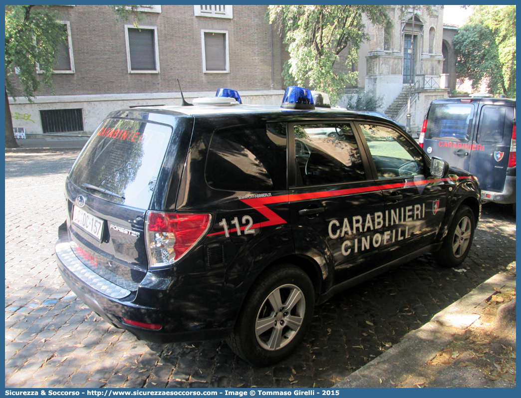 CC DC157
Arma dei Carabinieri
Centro e Nuclei Cinofili
Subaru Forester V serie
Allestitore Elevox S.r.l.
Parole chiave: CC;C.C.;Arma;Carabinieri;Centro;Nuclei;Nucleo;Cinofili;Subaru;Forester;Elevox