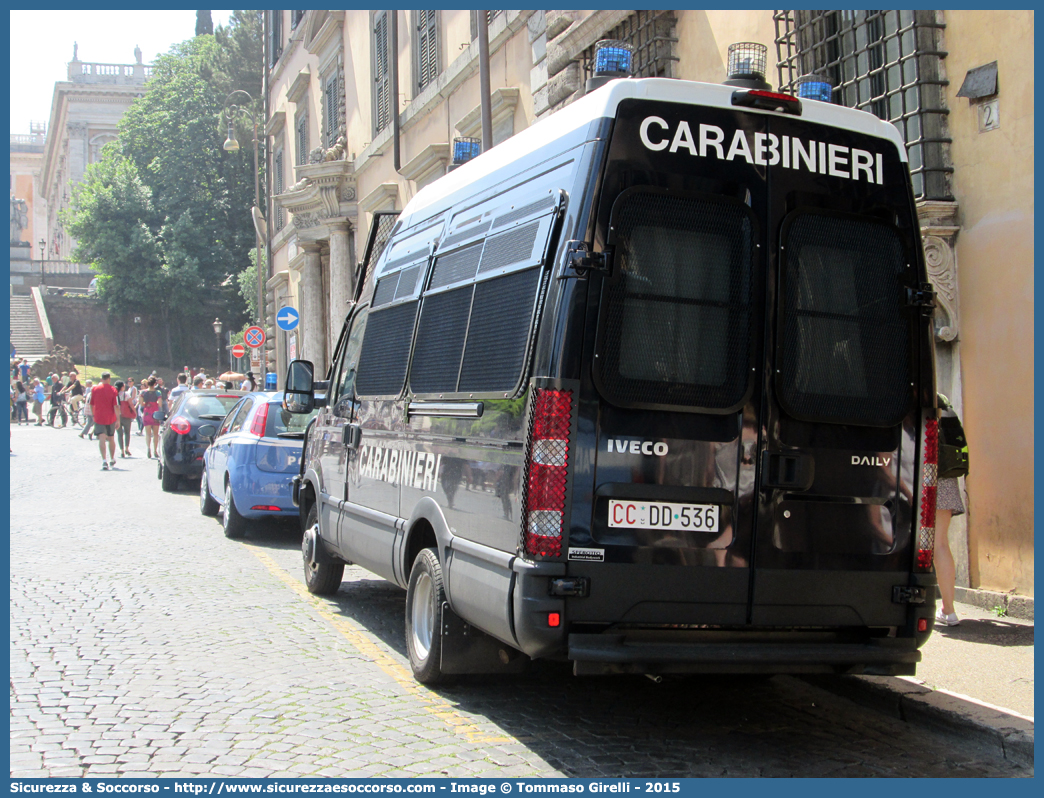 CC DD536
Arma dei Carabinieri
Battaglioni Mobili
Iveco Daily 50C17 V serie
Parole chiave: CC;C.C.;Arma;Carabinieri;Battaglioni;Mobili;Battaglione;Iveco;Daily;50C17;Blindato;Ordine;Pubblico