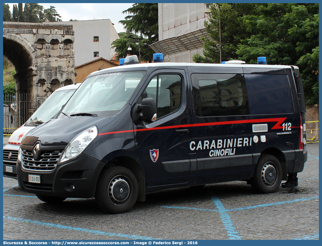 CC DJ302
Arma dei Carabinieri
Centro e Nuclei Cinofili
Renault Master IV serie
Allestitore Focaccia Group S.r.l.
Parole chiave: CC;C.C.;Arma;Carabinieri;Centro;Nuclei;Nucleo;Cinofili;Renault;Master;Focaccia