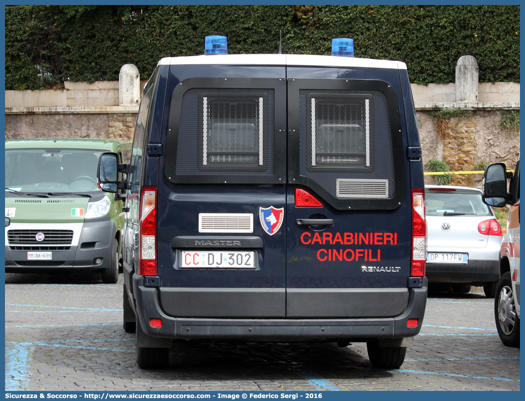 CC DJ302
Arma dei Carabinieri
Centro e Nuclei Cinofili
Renault Master IV serie
Allestitore Focaccia Group S.r.l.
Parole chiave: CC;C.C.;Arma;Carabinieri;Centro;Nuclei;Nucleo;Cinofili;Renault;Master;Focaccia