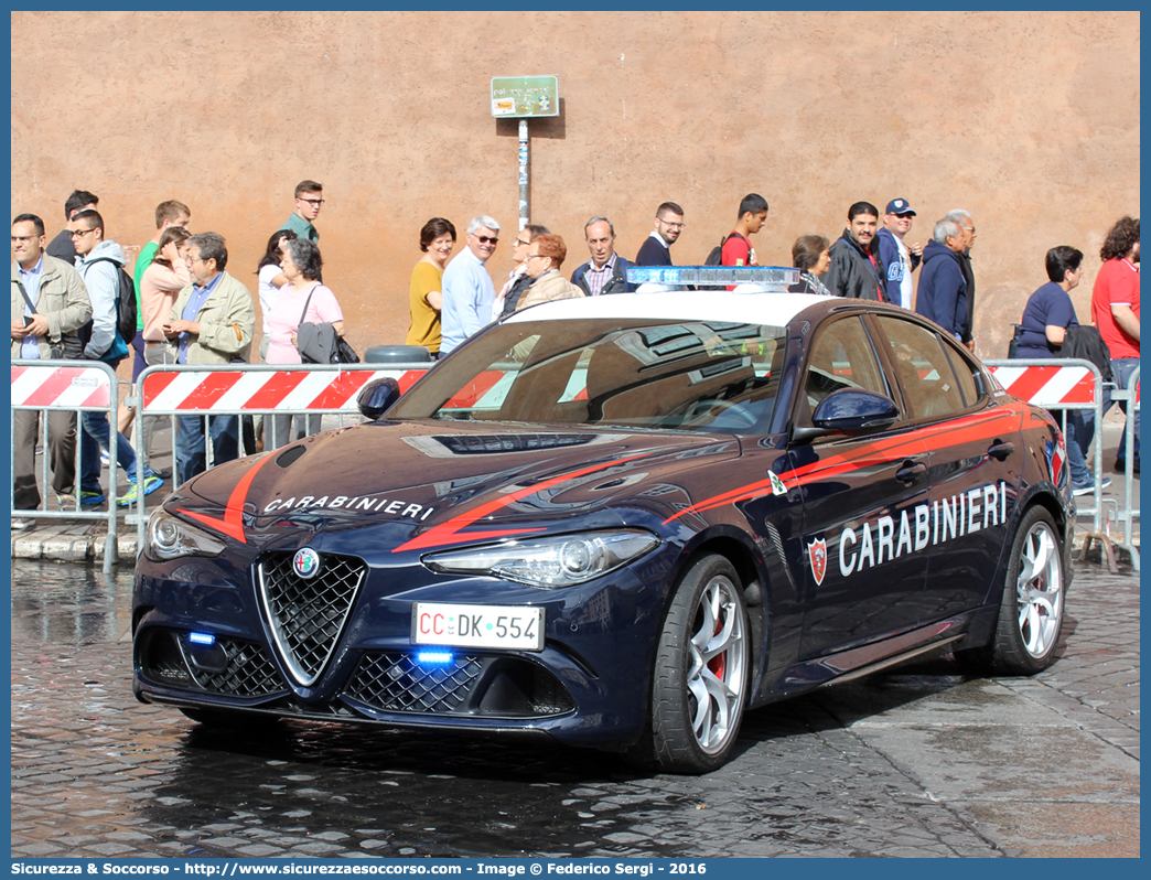 CC DK554
Arma dei Carabinieri
Alfa Romeo Nuova Giulia Quadrifoglio
Parole chiave: CC;C.C.;Arma;dei;Carabinieri;Alfa;Romeo;Nuova;Giulia;Quadrifoglio