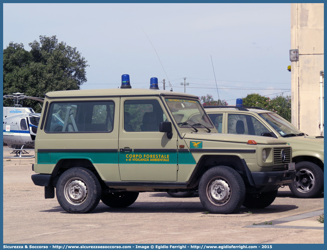 CFva B42 CA
Corpo Forestale
e di Vigilanza Ambientale
Regione Sardegna
Mercedes-Benz Classe G I serie
Parole chiave: CFVA;C.F.V.A.;CF;C.F.;VA;V.A.;Corpo;Forestale;Vigilanza;Ambientale;Sardegna;Mercedes;Benz;G;Classe