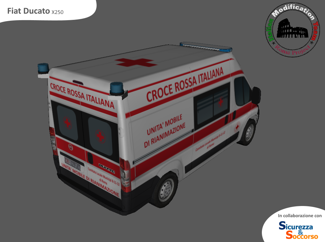 Croce Rossa Italiana
Fiat Ducato III serie
Ambulanza
