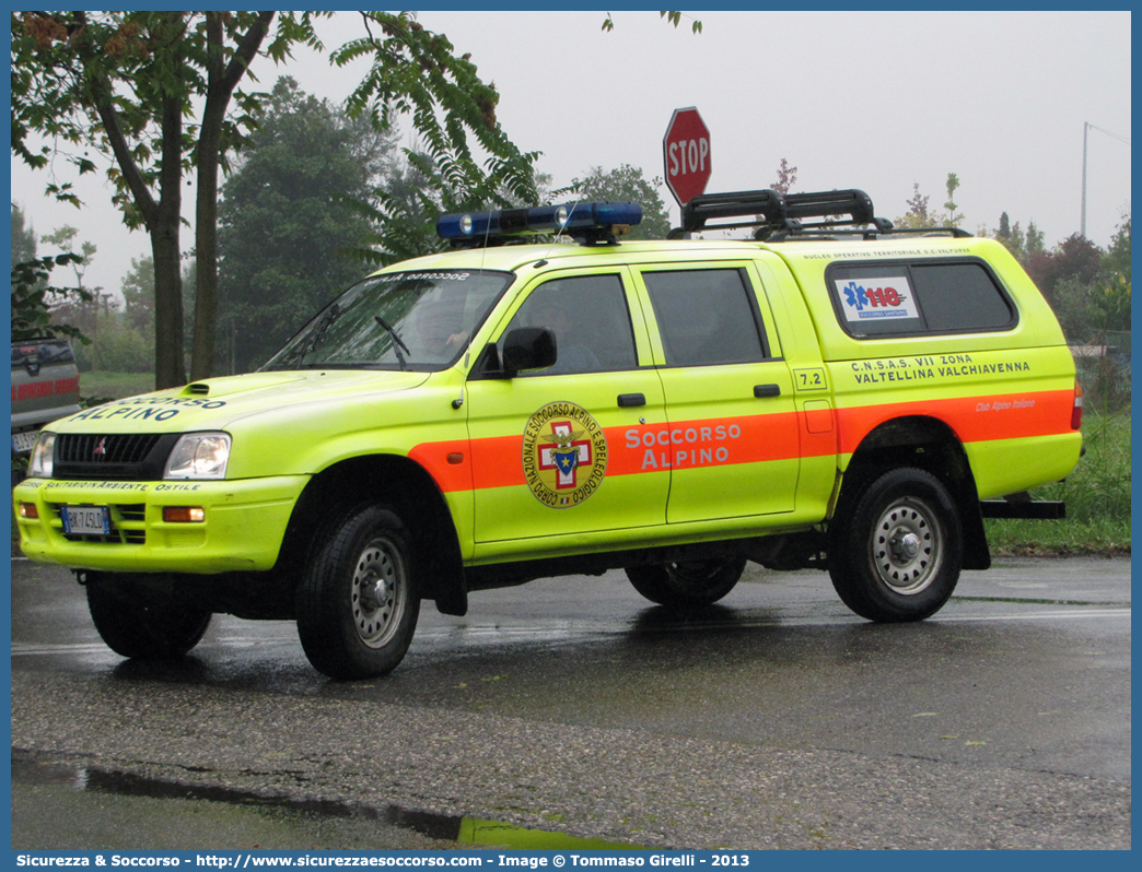 7.2
Corpo Nazionale
Soccorso Alpino e Speleologico
Delegazione Alpina VII Valtellina e Valchiavenna
Mitsubishi L200 III serie
Parole chiave: CNSAS;C.N.S.A.S.;Corpo;Nazionale;Soccorso;Alpino;Speleologico;Lombardia;SASL;S.A.S.L.;Mitsubishi;L200