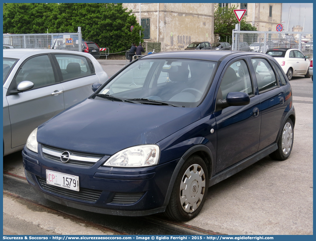 CP 1579
Corpo delle Capitanerie di Porto
Guardia Costiera 
Opel Corsa III serie restyling
Parole chiave: CP;C.P.;GC;G.C.;Guardia;Costiera;Guardia Costiera;Capitaneria di Porto;Opel;Corsa;1579