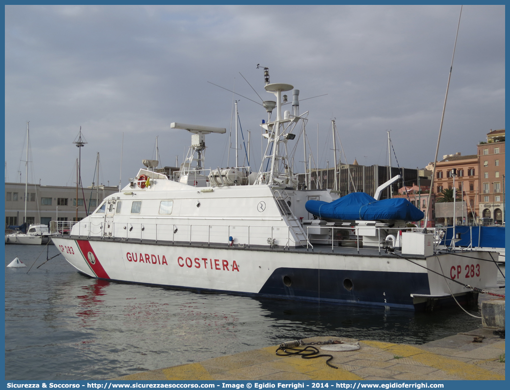 CP 283
Corpo delle Capitanerie di Porto
Guardia Costiera
Vedette Veloci Classe 265
Parole chiave: Guardia;Costiera;Capitaneria;Capitanerie;Porto;Vedetta;Vedette;Veloce;Veloci;Classe;265;CP;C.P.;G.C.;GC;CP283;CP 283