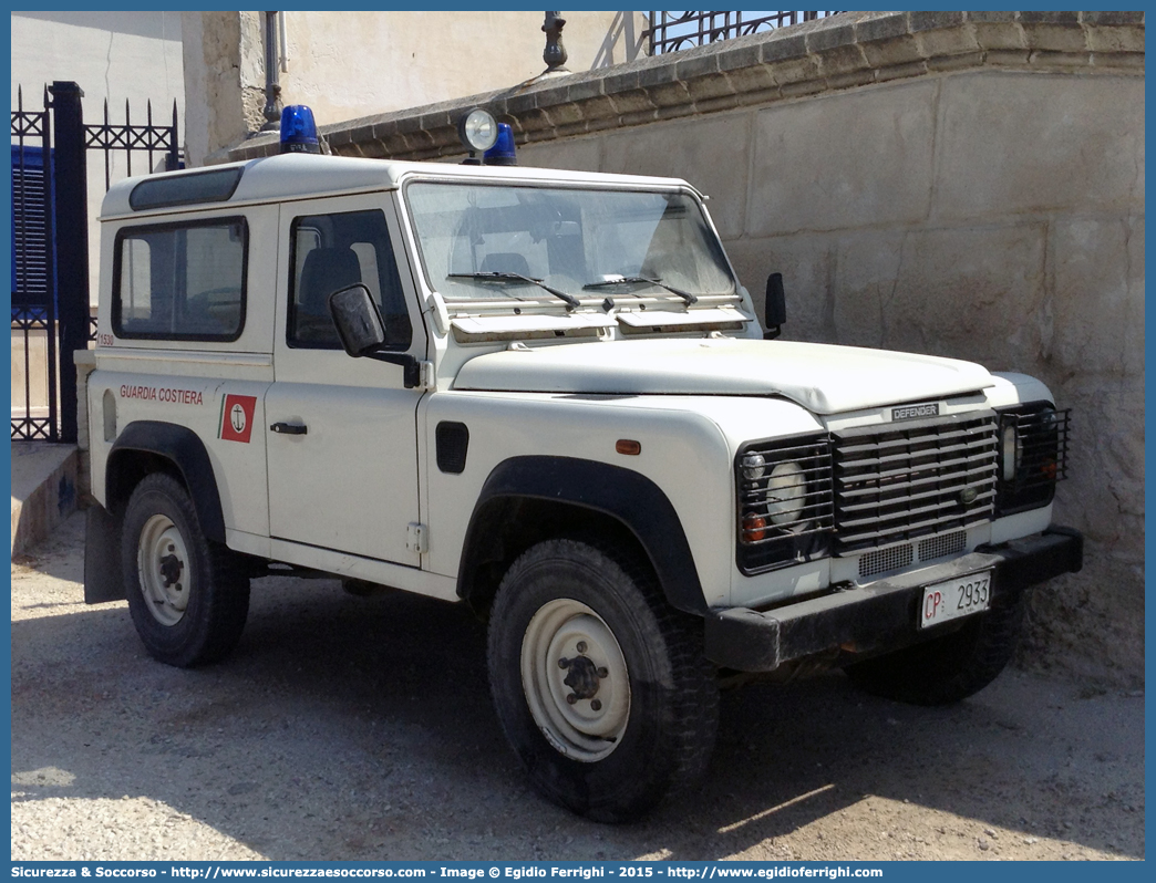 CP 2933
Corpo delle Capitanerie di Porto
Guardia Costiera
Land Rover Defender 90
Parole chiave: CP;GC;C.P.;G.C.;Guardia Costiera;Capitaneria di Porto;Capitanerie di Porto;Land Rover;Defender;90;2933