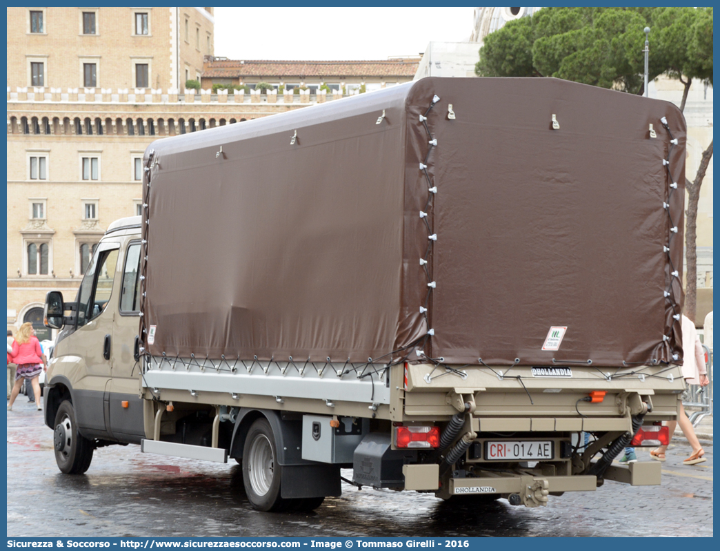 CRI 014AE
Croce Rossa Italiana
Corpo Militare
Iveco Daily 50-150 VI serie
Parole chiave: CRIM;C.R.I.M.;Croce;Rossa;Italiana;Corpo;Militare;Iveco;Daily;50-150;50;150