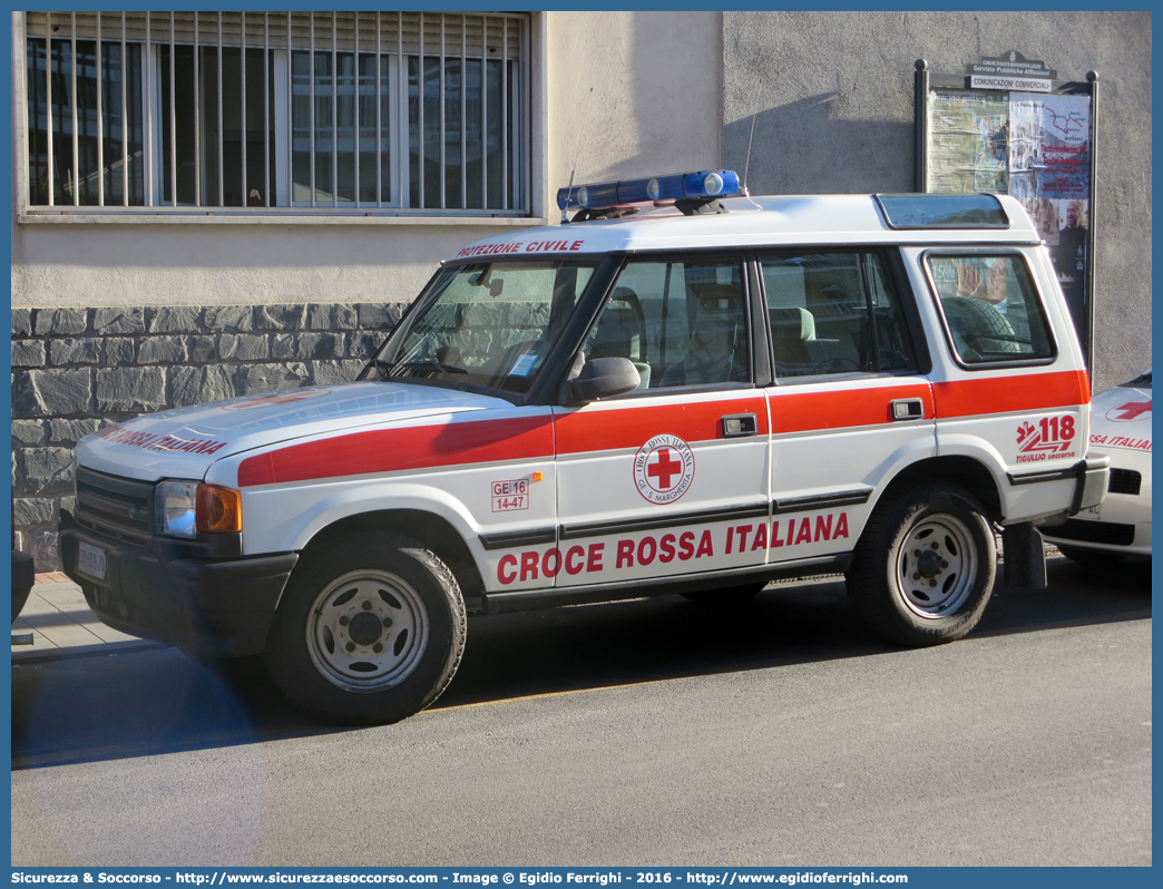 CRI 059ZA
Croce Rossa Italiana
Santa Margherita Ligure (GE)
Land Rover Discovery I serie
Parole chiave: CRI;C.R.I.;Croce;Rossa;Italiana;Land;Rover;Discovery;Santa;Margherita;Ligure