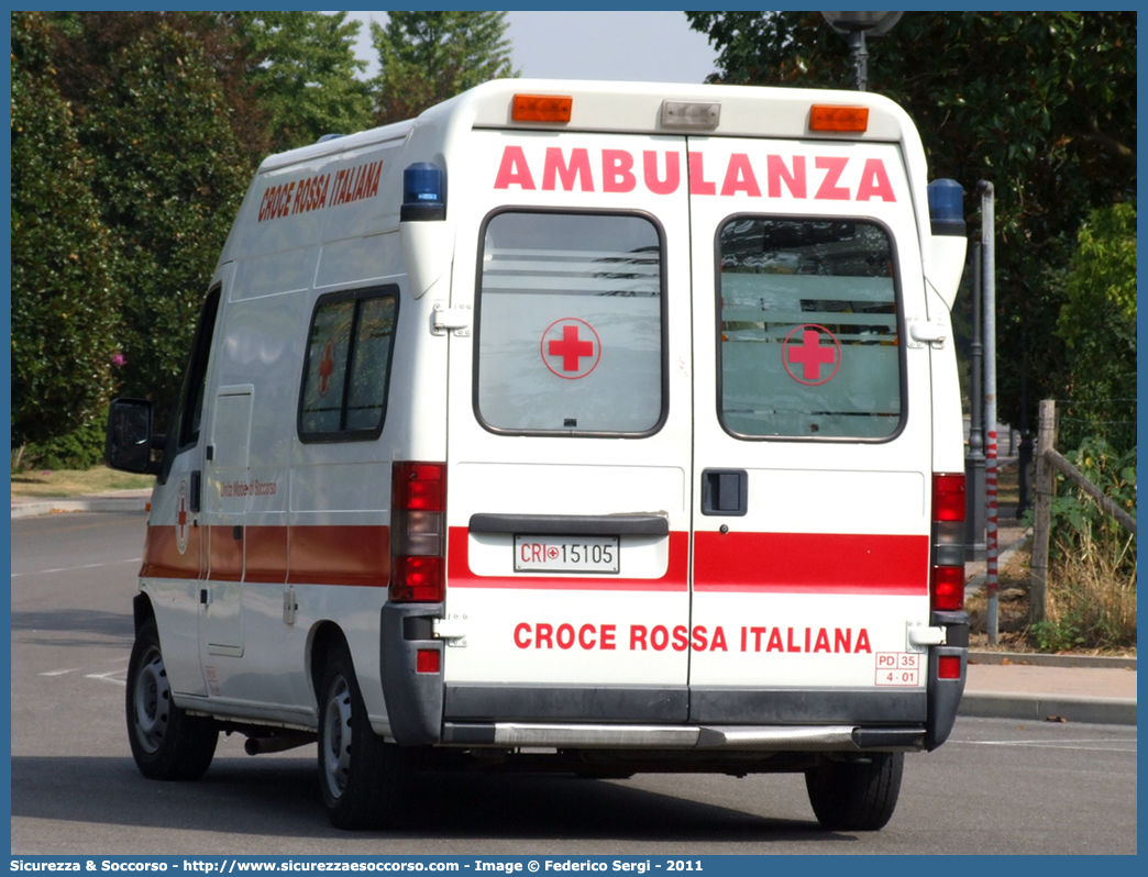 CRI 15105
Croce Rossa Italiana
Terme Euganee (PD)
Citroen Jumper I serie
Allestitore Bollanti S.r.l.
Parole chiave: Croce;Rossa;Italiana;CRI;C.R.I.;Ambulanza;Citroen;Jumper;Bollanti;Termee Euganee;15105