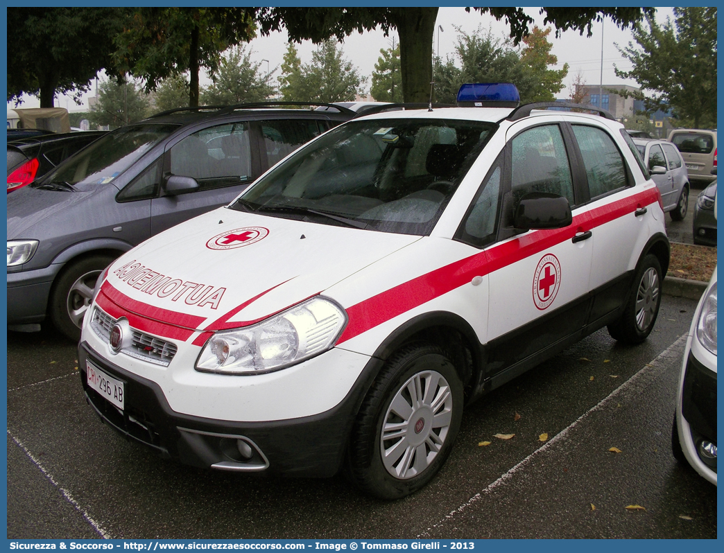 CRI 296AB
Croce Rossa Italiana
Comitato Locale dei Sibillini (AP)
Fiat Sedici II serie
Parole chiave: CRI;C.R.I.;Croce Rossa Italiana;Automedica;Auto medica;Automedicalizzata;Auto medicalizzata;Sibillini;Fiat;Sedici;296AB