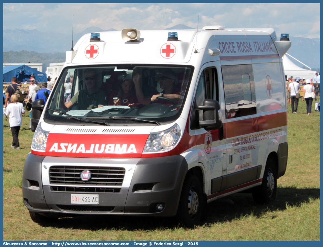 CRI 435AC
Croce Rossa Italiana
Udine
Fiat Ducato III serie
Parole chiave: Croce;Rossa;Italiana;CRI;C.R.I.;Ambulanza;Fiat;Ducato;X250;Udine;435AC