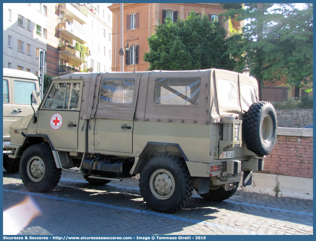 CRI 811AB
Croce Rossa Italiana
Corpo Militare
Iveco VM90 Torpedo
Parole chiave: CRIM;C.R.I.M.;Croce;Rossa;Italiana;Corpo;Militare;Iveco;VM90;VM90T;Torpedo