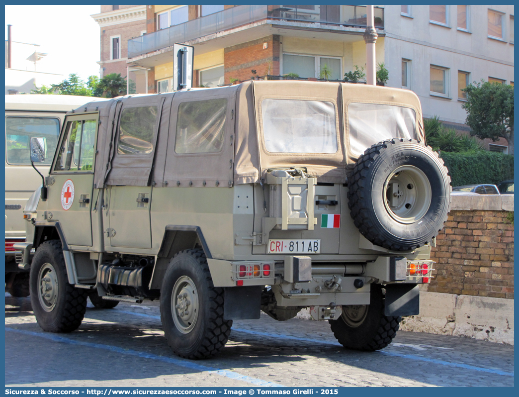 CRI 811AB
Croce Rossa Italiana
Corpo Militare
Iveco VM90 Torpedo
Parole chiave: CRIM;C.R.I.M.;Croce;Rossa;Italiana;Corpo;Militare;Iveco;VM90;VM90T;Torpedo