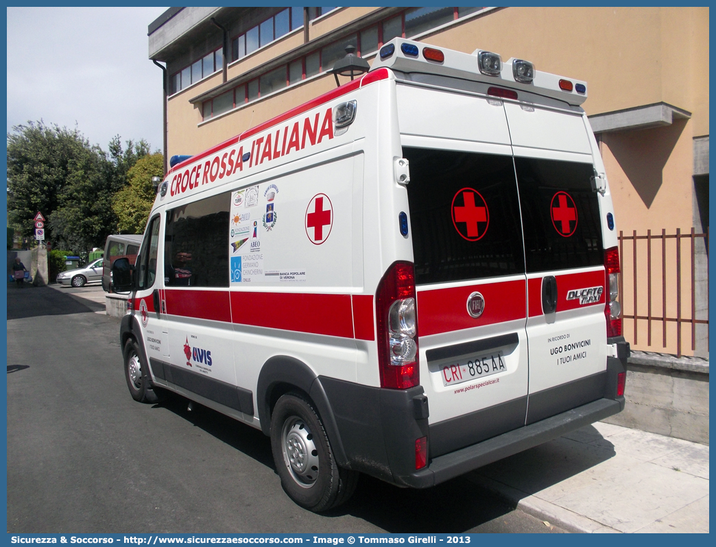 CRI 885AA
Croce Rossa Italiana
Bardolino-Baldo-Garda (VR)
Fiat Ducato III serie
Allestitore Polar Special Car S.n.c.
Parole chiave: Croce;Rossa;Italiana;CRI;C.R.I.;Ambulanza;Fiat;Ducato;X250;Polar;Special;Car;Bardolino;Baldo;Garda;885AA;885 AA