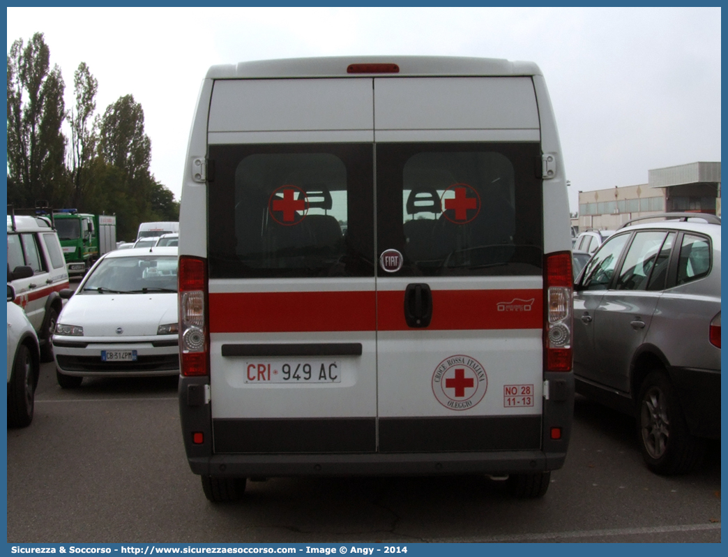 CRI 949AC
Croce Rossa Italiana
Oleggio (NO)
Fiat Ducato III serie
Parole chiave: CRI;C.R.I.;Croce Rossa Italiana;Fiat;Ducato;X250;Oleggio;949AC