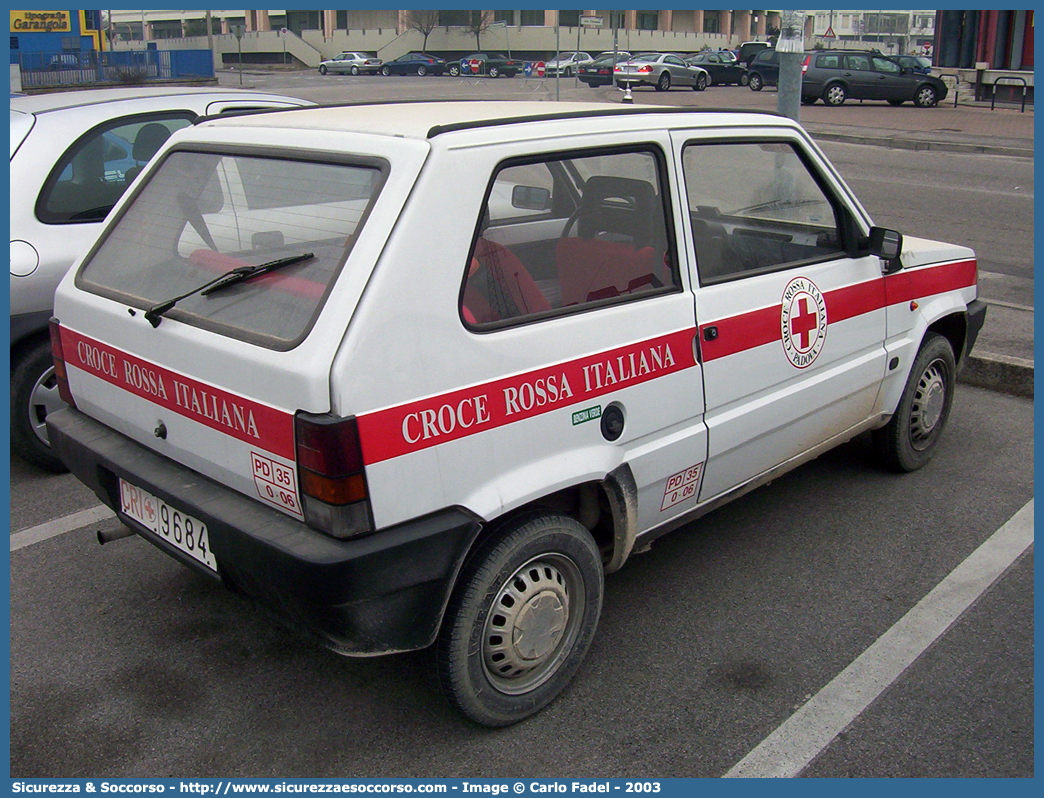 CRI 9684
Croce Rossa Italiana
Padova
Fiat Panda II serie
Parole chiave: CRI;C.R.I.;Croce;Rossa;Italiana;Fiat;Panda;Padova;9684