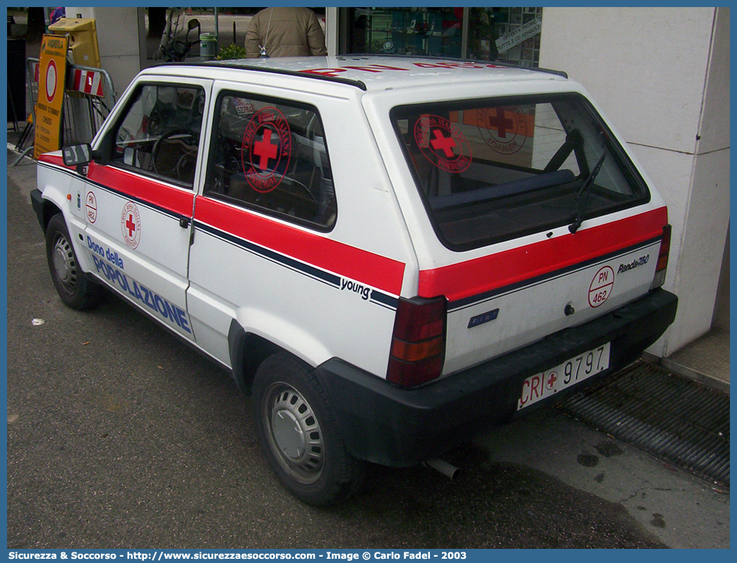 CRI 9797
Croce Rossa Italiana
Pordenone
Fiat Panda II serie
Parole chiave: CRI;C.R.I.;Croce;Rossa;Italiana;Fiat;Panda;Pordenone;9797