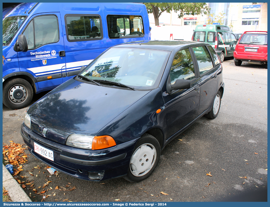 CRI 992AC
Croce Rossa Italiana
Fiat Punto I serie
Parole chiave: CRI;C.R.I.;Croce;Rossa;Italiana;Fiat;Punto;992AC