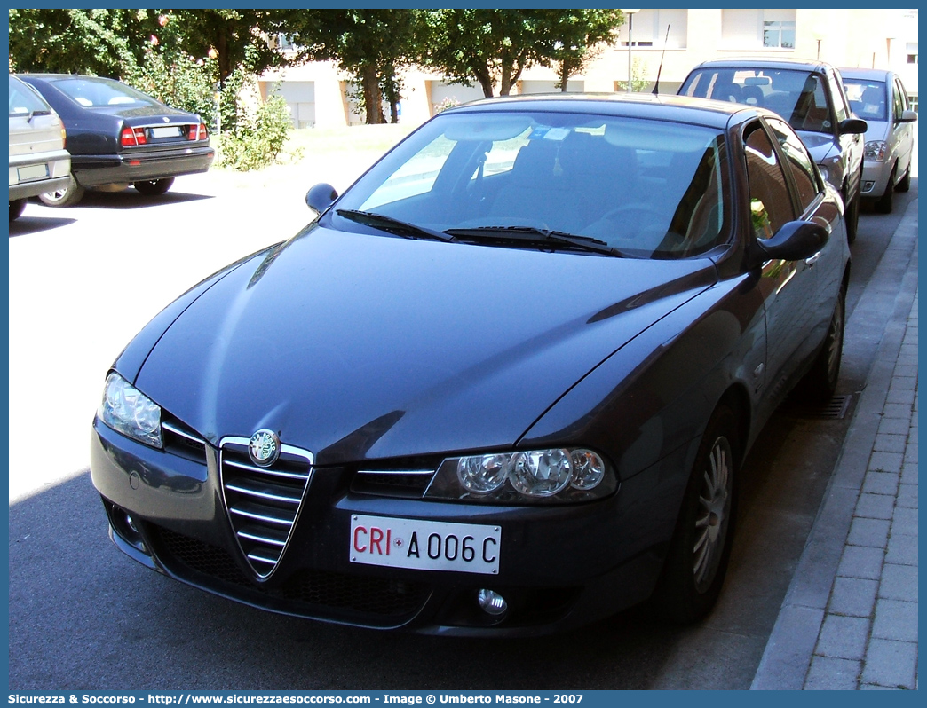 CRI A006C
Croce Rossa Italiana
Alfa Romeo 156 II serie
Parole chiave: CRI;C.R.I.;Croce;Rossa;Italiana;Alfa;Romeo;156