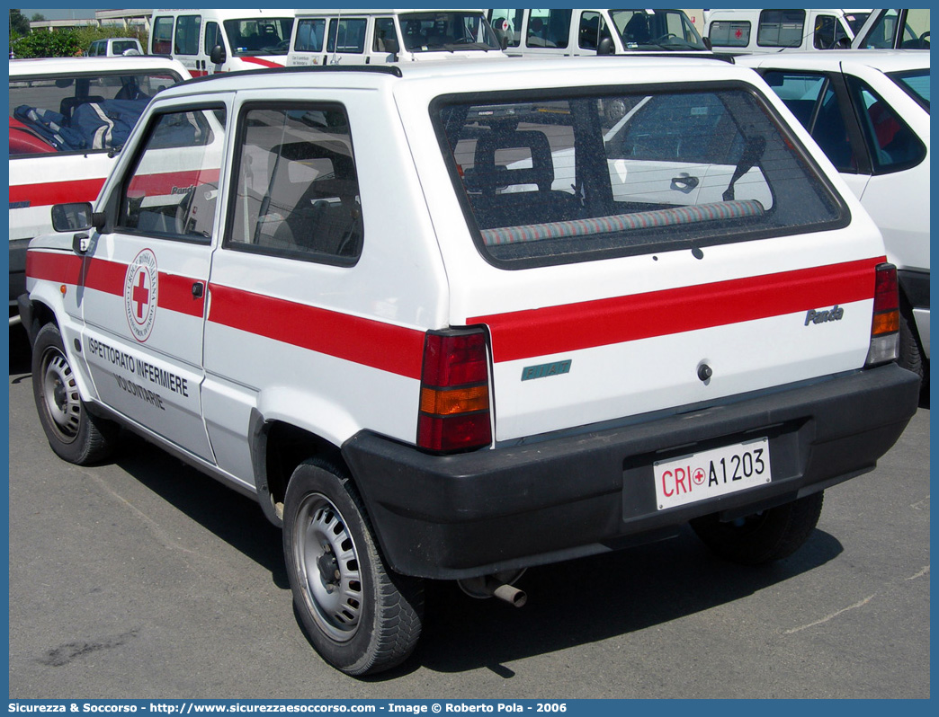 CRI A1203
Croce Rossa Italiana
Parma
Fiat Panda II serie
Ispettorato Infermiere Volontarie
Parole chiave: CRI;C.R.I.;Croce;Rossa;Italiana;Fiat;Panda;Parma;Ispettorato;Infermiere;Volontarie;A1203