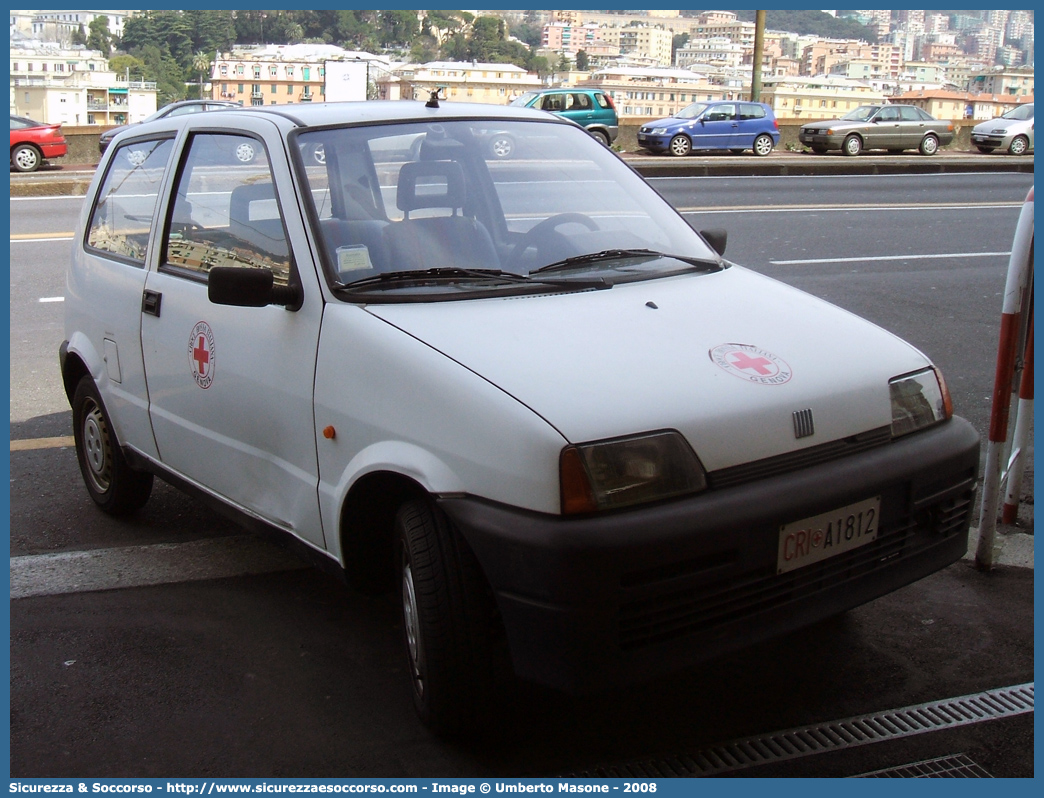 CRI A1812
Croce Rossa Italiana
Genova
Fiat Cinquecento
Parole chiave: CRI;C.R.I.;Croce;Rossa;Italiana;Fiat;Cinquecento;Genova;A1812