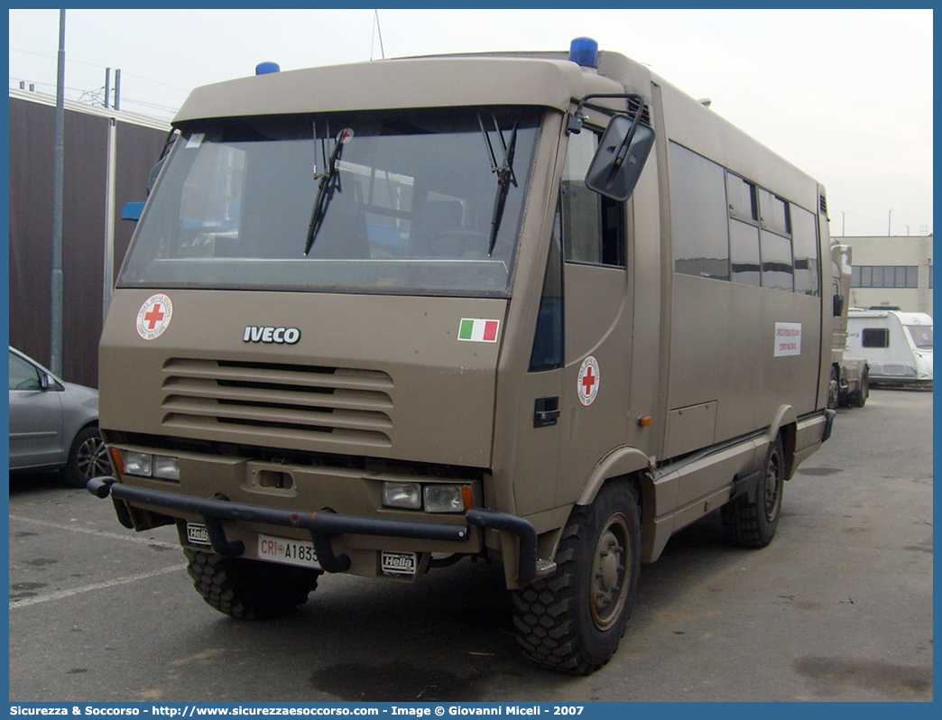 CRI A1833
Croce Rossa Italiana
Corpo Militare
Iveco EuroCargo 4x4
Parole chiave: CRI;CRIM;C.R.I.;C.R.I.M.;Croce;Rossa;Italiana;Corpo;Militare;Iveco;EuroCargo;11370;A1833