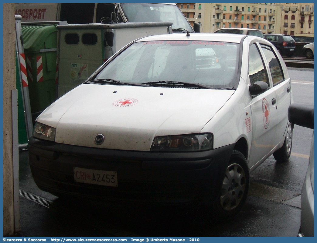 CRI A2453
Croce Rossa Italiana
Genova
Fiat Punto II serie
Parole chiave: C.R.I.;CRI;Croce;Rossa;Italiana;Fiat;Punto;Genova;A2453