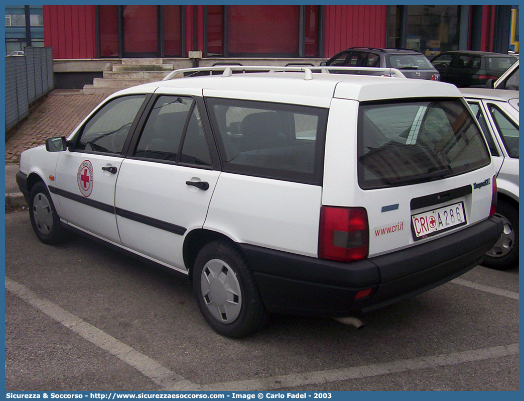 CRI A286
Croce Rossa Italiana
Vicenza
Fiat Tempra Stationwagon
Parole chiave: C.R.I.;CRI;Croce;Rossa;Italiana;Fiat;Tempra;Stationwagon;Vicenza;A286