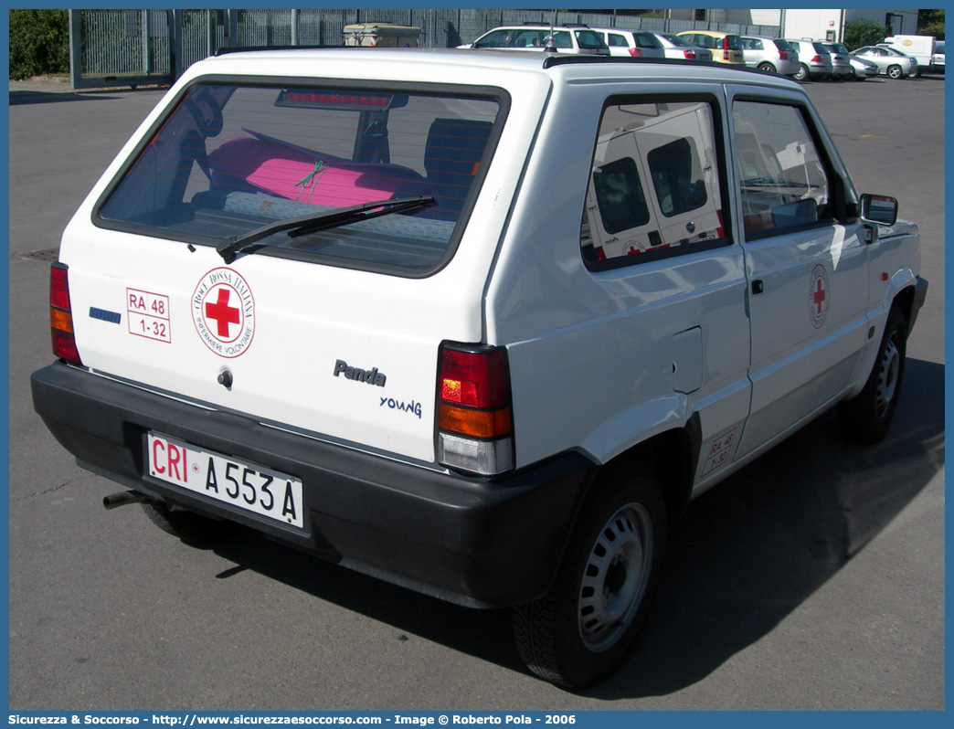 CRI A553A
Croce Rossa Italiana
Infermiere Volontarie
Fiat Panda II serie
Parole chiave: CRI;C.R.I.;Croce;Rossa;Italiana;Fiat;Panda;Infermiere;Volontarie;A553A