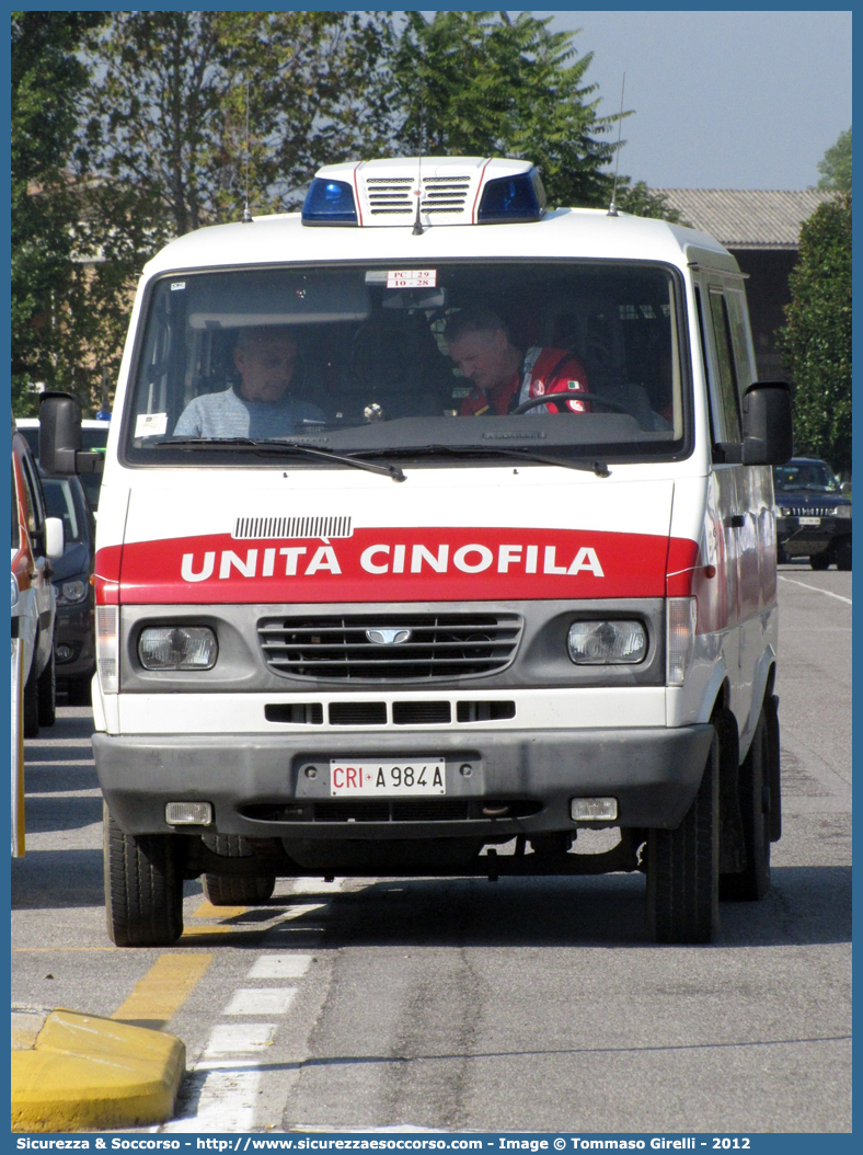 CRI A984A
Croce Rossa Italiana
Piacenza
Daewoo Lublin
Unità Cinofila
Parole chiave: CRI;C.R.I.;Croce;Rossa;Italiana;Cinofili;Unità;Cinofila;Cinofile;Soccorsi;Speciali;Daewoo;Lublin;Piacenza