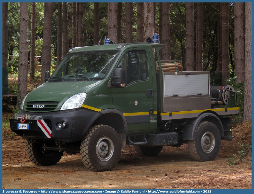 -
Ente Foreste della Sardegna
Iveco Daily 55S18W IV serie
Allestitore Amatori S.r.l.
Parole chiave: Ente;Foreste;Sardegna;Iveco;Daily;55S18W;Amatori