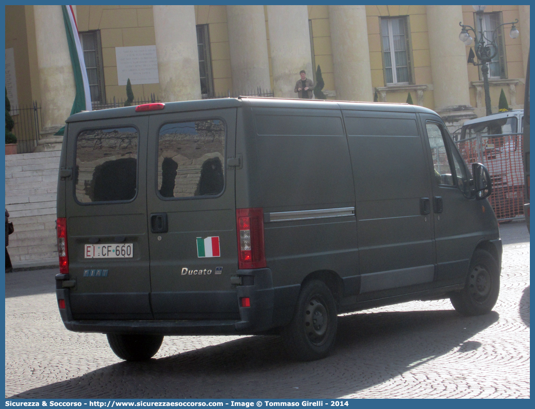 EI CF660
Esercito Italiano
Fiat Ducato II serie restyling
Parole chiave: EI;E.I.;Esercito;Italiano;Mezzi;da;Cantiere;Trasporto;Materiali;Supporto;Logistico;Fiat;Ducato;CF660