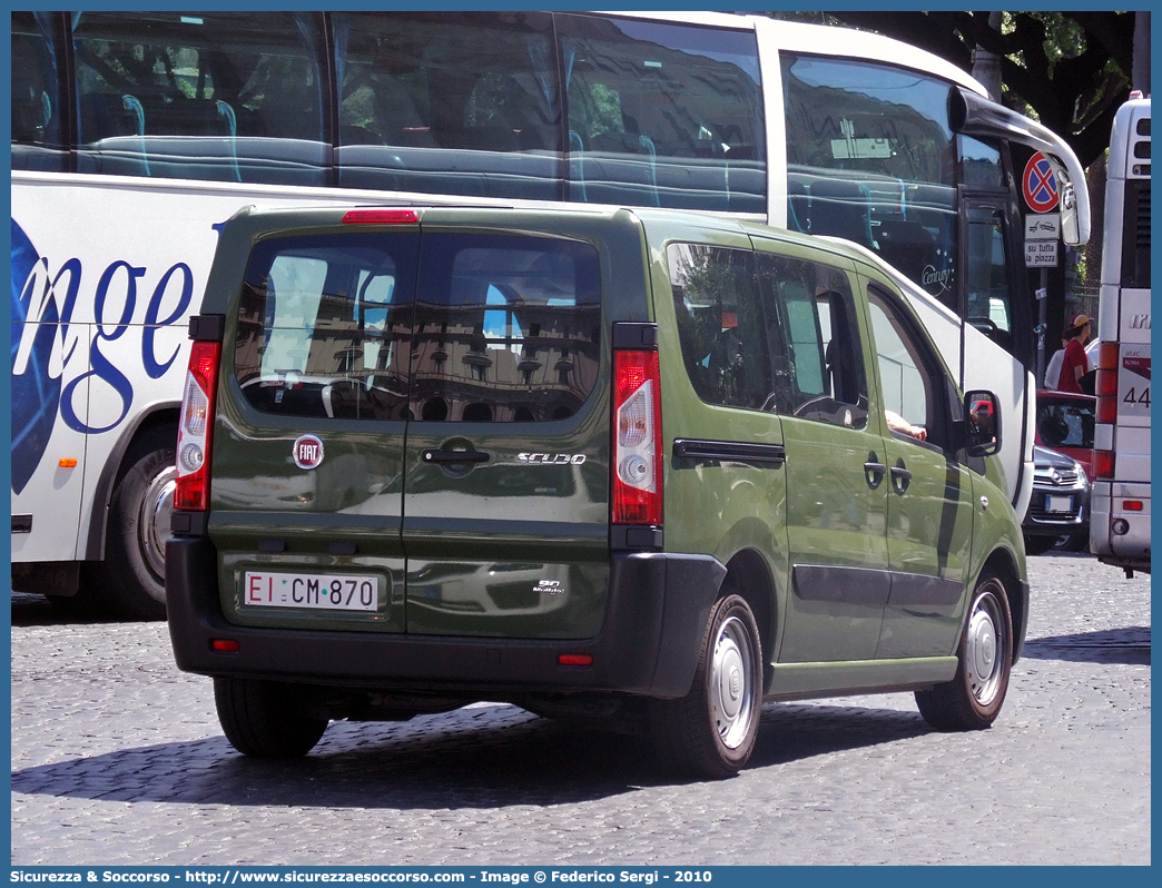 EI CM870
Esercito Italiano
Fiat Scudo IV serie
Parole chiave: EI;E.I.;Esercito;Italiano;Fiat;Scudo