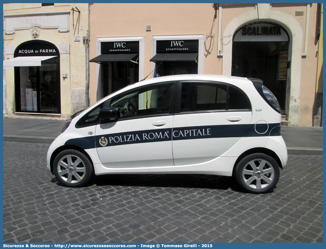 -
Polizia di Roma Capitale
Citroen C-Zero
Parole chiave: P.L.;P.M.;PL;PM;Polizia Municipale;Polizia Locale;Roma;Roma Capitale;Citroen;C-Zero;C Zero