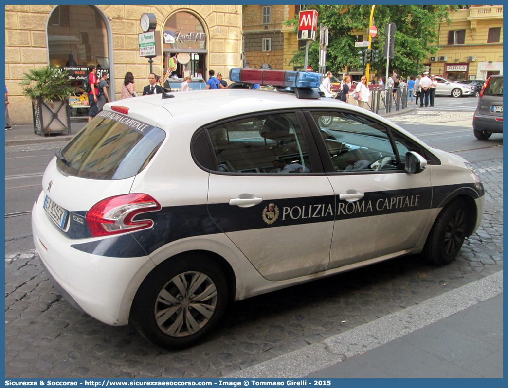 -
Polizia di Roma Capitale
Peugeot 208 I serie
Parole chiave: P.L.;P.M.;PL;PM;Polizia;Locale;Municipale;Roma;Capitale;Peugeot;208