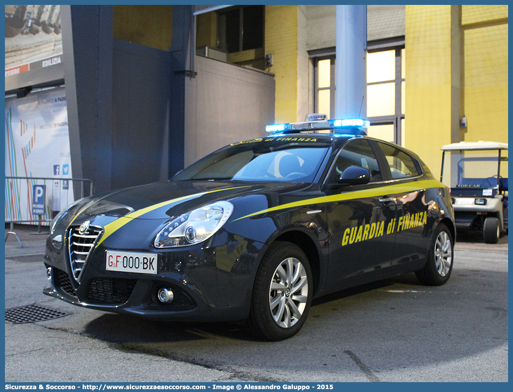 GdiF 000BK
Guardia di Finanza
Alfa Romeo Nuova Giulietta
I serie I restyling
(I fornitura)
Parole chiave: GdiF;GDF;GF;Guardia;Finanza;Alfa;Romeo;Nuova;Giulietta