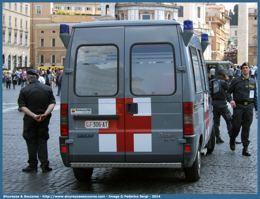 GdiF 306AT
Guardia di Finanza
Servizio Sanitario
Fiat Ducato II serie
Parole chiave: GdiF;G.D.F.;GDF;Guardia;di;Finanza;Ambulanza;Fiat;Ducato;306AT