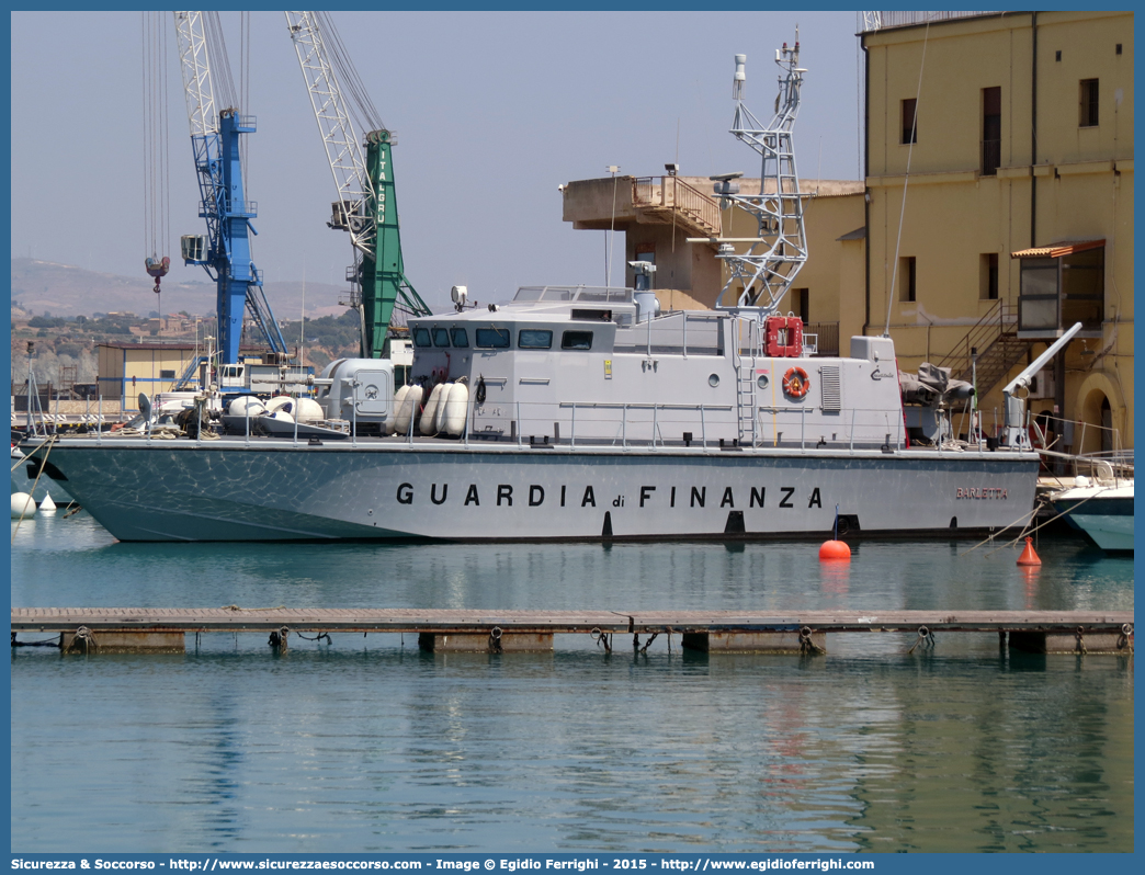 G.79 "Barletta"
Guardia di Finanza
R.O.A.N. Componente Navale
Guardacoste Classe "Bigliani"
Parole chiave: GdiF;G.D.F.;GDF;Guardia;di;Finanza;R.O.A.N.;ROAN;Componente;Navale;Guardacoste;Bigliani