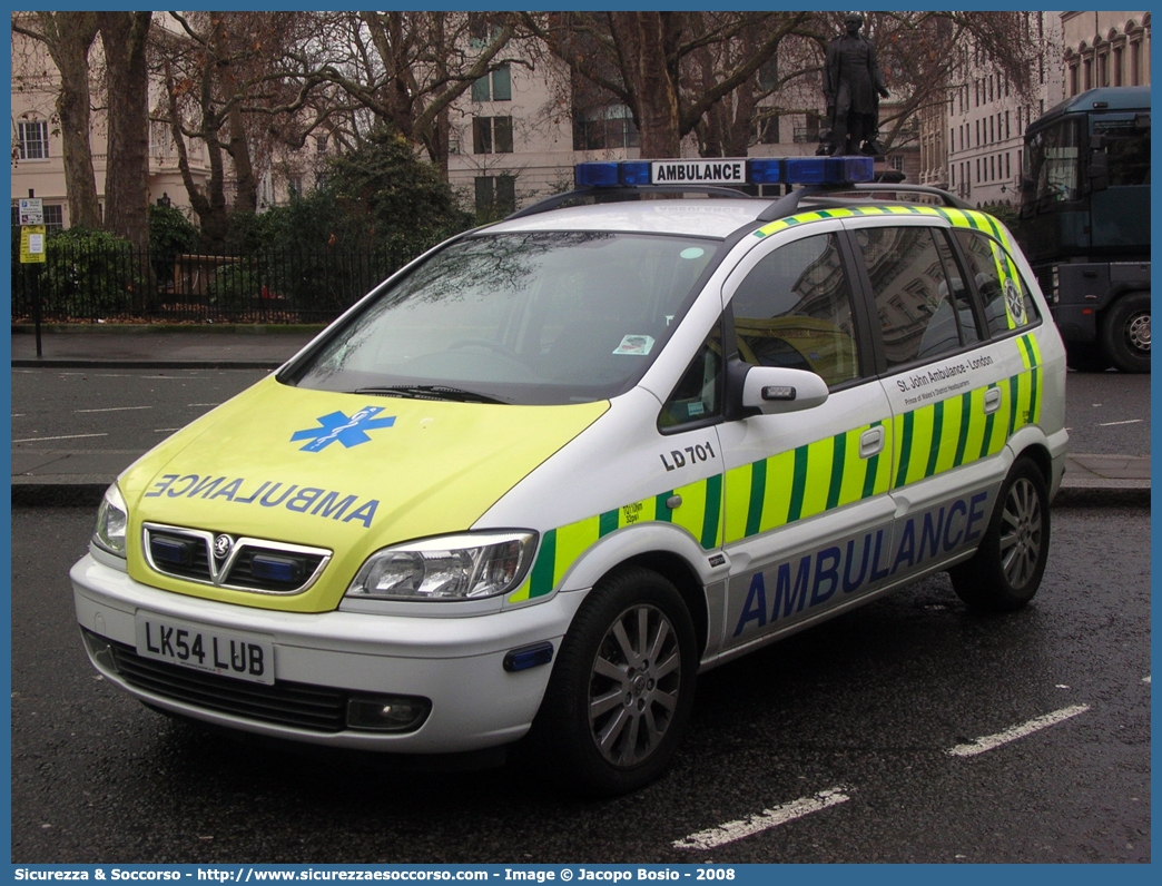 LD701
United Kingdom of Great Britain and Northern Ireland
St John Ambulance
Vauxhall Zafira II generation
Parole chiave: UK;United;Kingdom;Great;Britain;Northern;Ireland;St;John;Ambulance;Vauxhall;Zafira