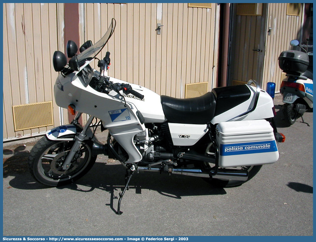 -
Polizia Comunale
Comune di Udine
Moto Guzzi V50
Parole chiave: Polizia;Locale;Comunale;Municipale;Udine;Moto;Guzzi;V50