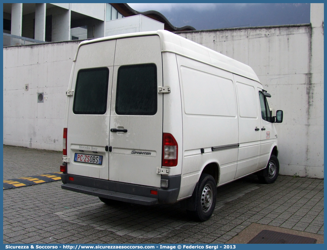 PC ZS0BS
Protezione Civile - Zivilshütz
Mercedes Benz Sprinter I serie
Parole chiave: PC;ZS;Protezione;Civile;Zivilshütz;Mercedes;Benz;Sprinter